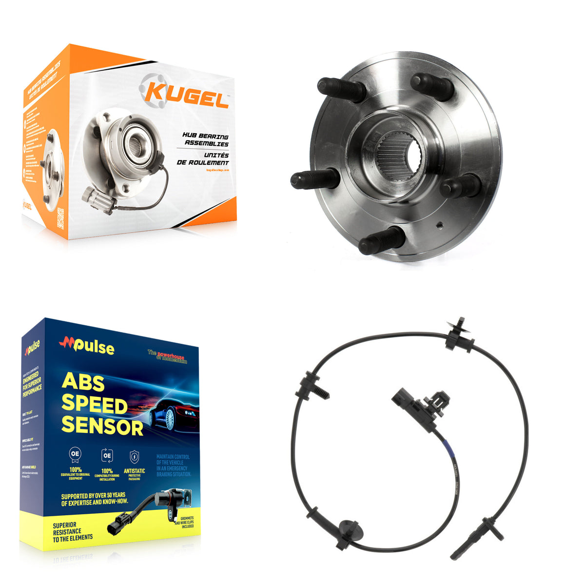 Rear Wheel Hub Bearing And ABS Sensor Kit For Cadillac CTS K7S-101640