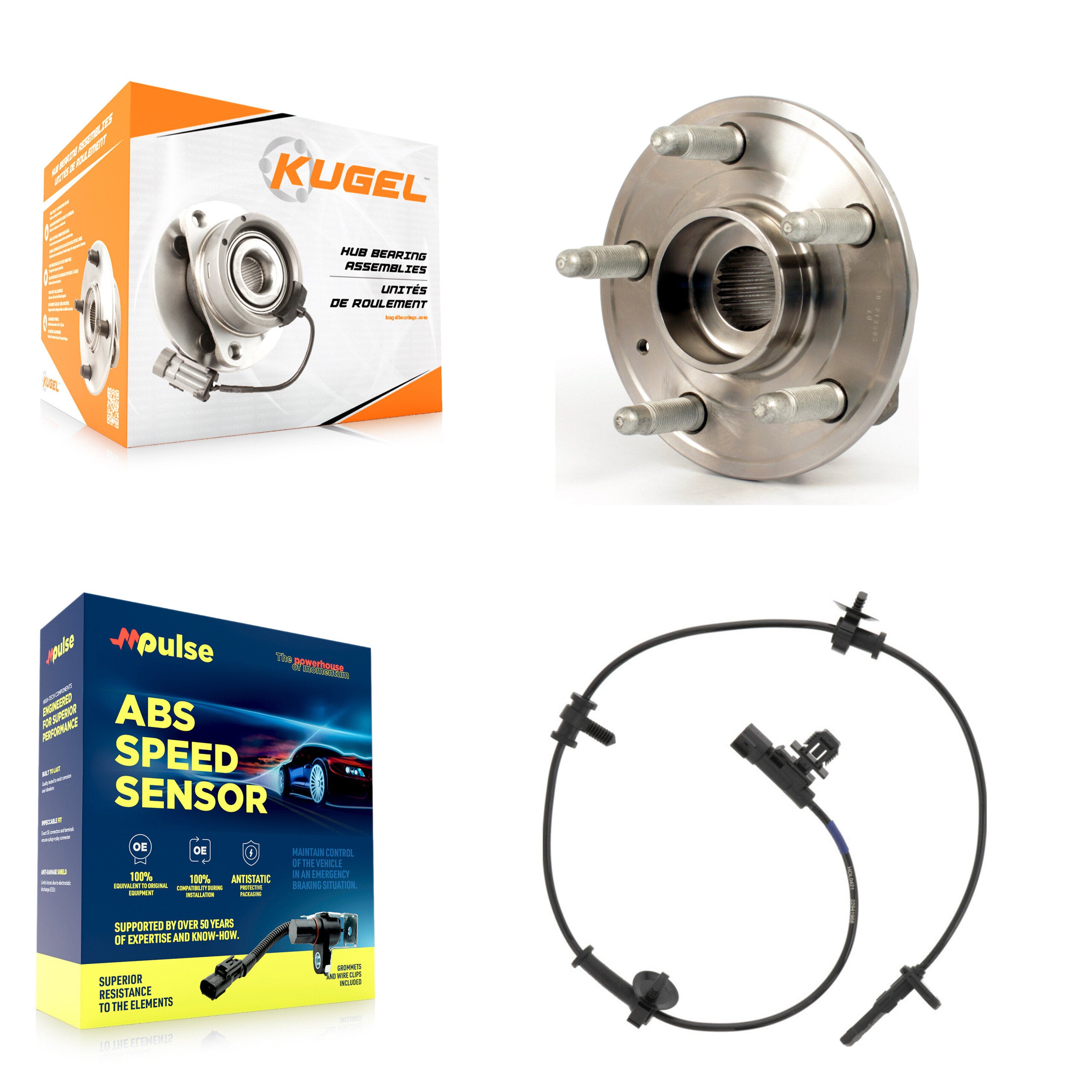 Rear Wheel Hub Bearing And ABS Sensor Kit For Cadillac CTS K7S-101641