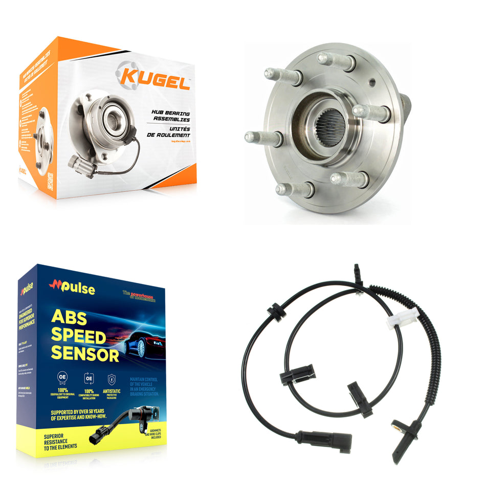 Rear Wheel Hub Bearing Sensor Kit For GMC Acadia Buick Enclave Chevrolet Traverse Saturn K7S-101655