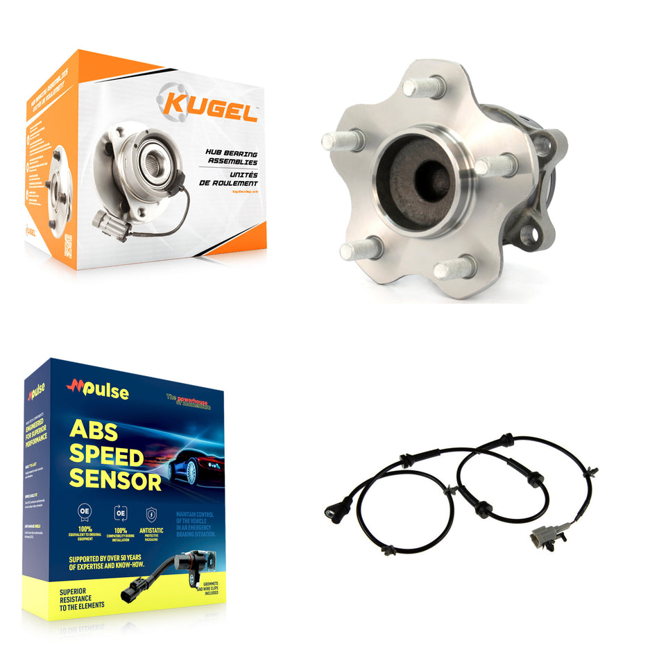 Rear Wheel Hub Bearing And ABS Sensor Kit For Nissan Rogue Select with Harness K7S-101658