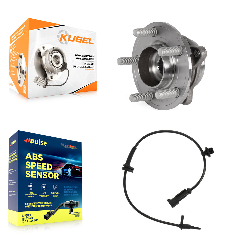 Rear Wheel Hub Bearing And ABS Sensor Kit For Ford Mustang with Harness K7S-101663