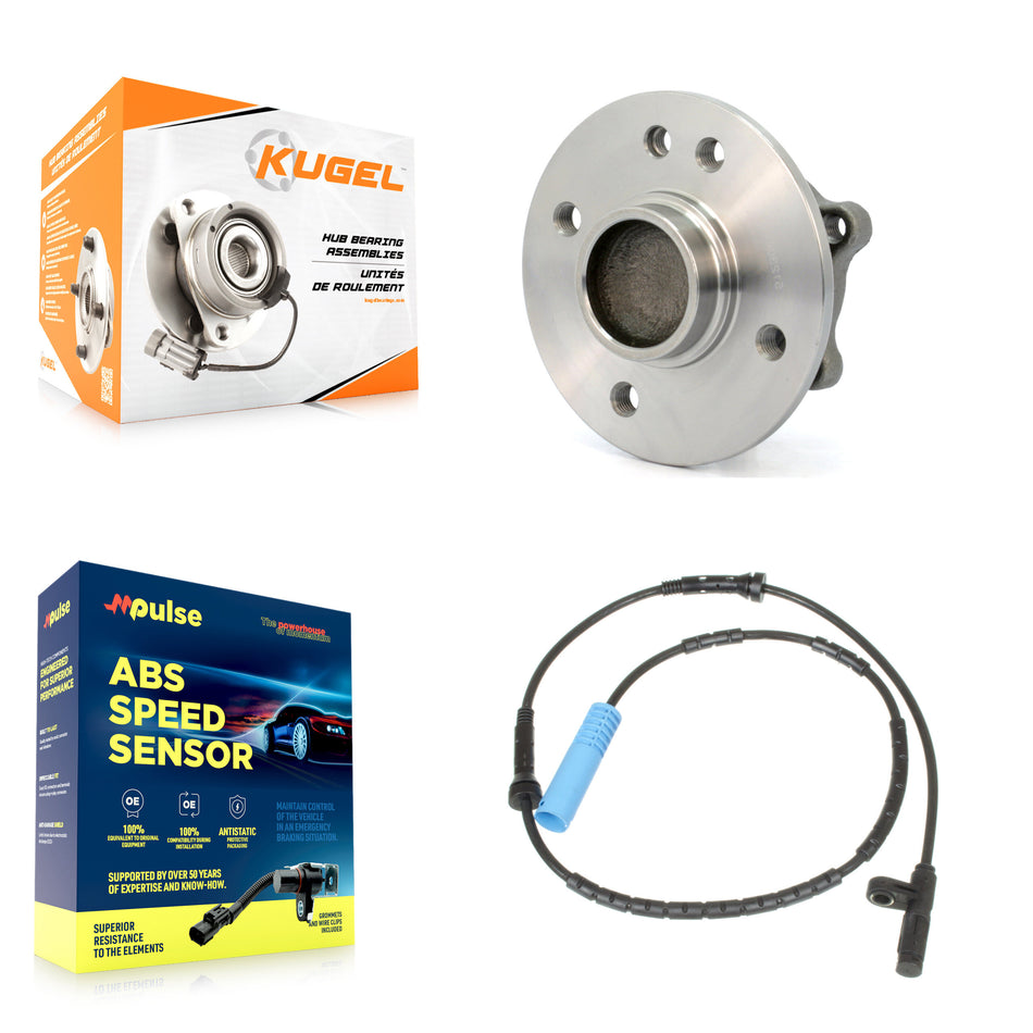 Rear Wheel Hub Bearing ABS Sensor Kit For Mini Cooper 1.6L with 4-Wheel Harness K7S-101668