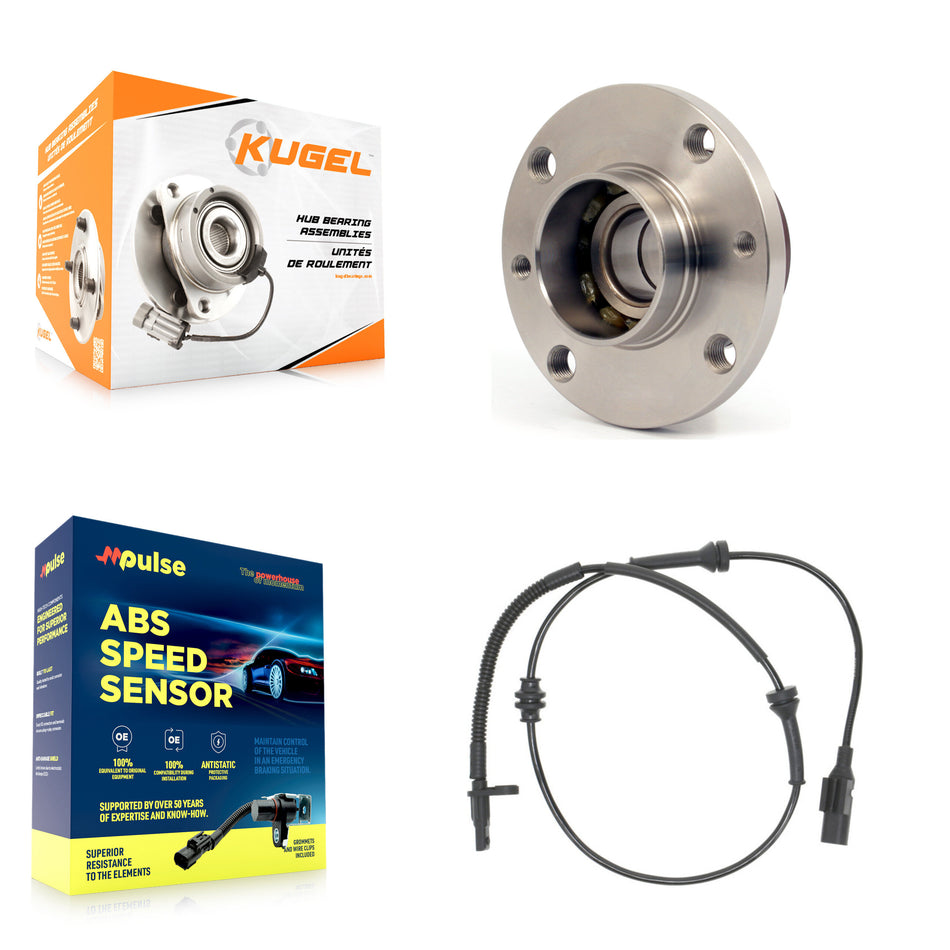 Rear Wheel Hub Bearing And ABS Sensor Kit For Fiat 500 K7S-101671