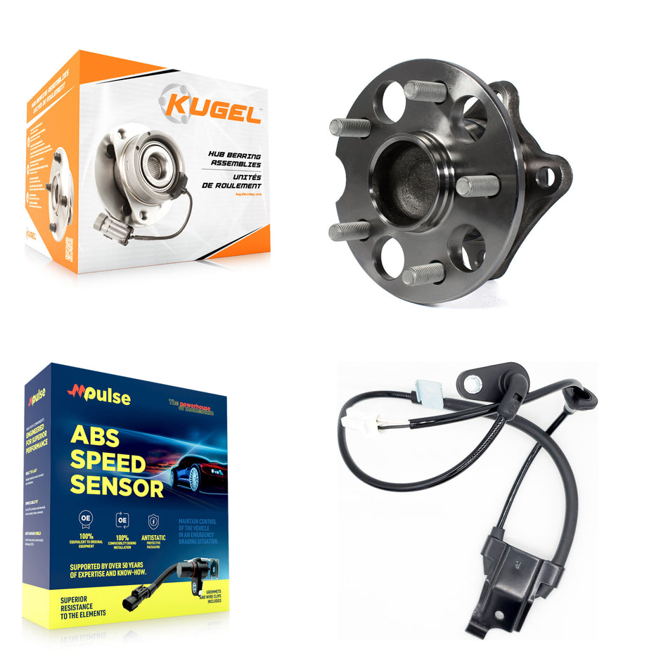 Rear Right Wheel Hub Bearing And Extra ABS Sensor Kit For 2016 Toyota Venza with Harness K7S-101690