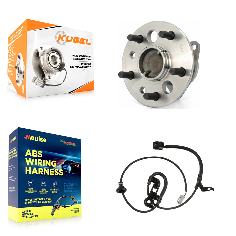 Rear Right Wheel Hub Bearing And Extra ABS Sensor Kit For Toyota Camry Lexus ES350 Avalon K7S-101692