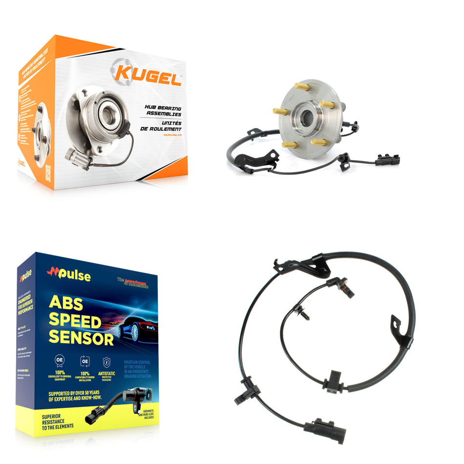 Rear Left Wheel Hub Bearing And Extra ABS Sensor Kit For Dodge Journey K7S-101700