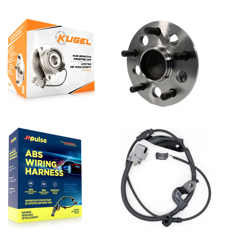 Rear Left Wheel Hub Bearing And Extra ABS Sensor Kit For Toyota Camry Lexus ES350 Avalon K7S-101704