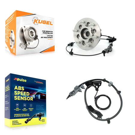 Front Right Wheel Hub Bearing And Extra ABS Sensor Kit For Chevrolet Colorado GMC Canyon K7S-101710