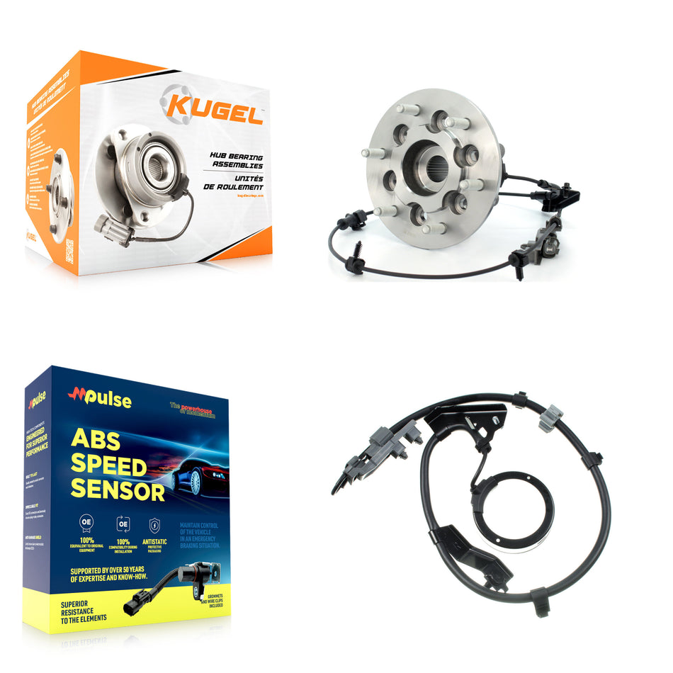 Front Right Wheel Hub Bearing And Extra ABS Sensor Kit For Chevrolet Colorado GMC Canyon K7S-101710