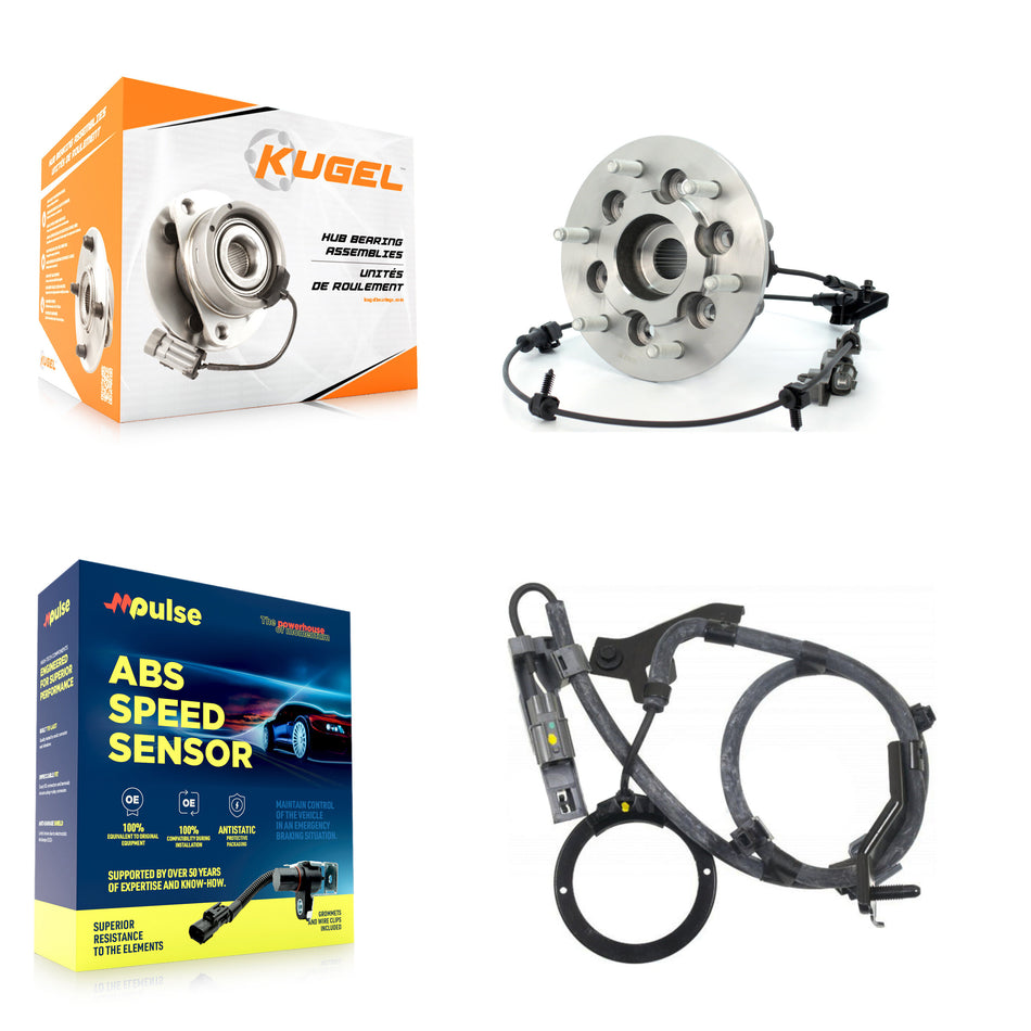 Front Right Wheel Hub Bearing And Extra ABS Sensor Kit For Chevrolet Colorado GMC Canyon K7S-101716