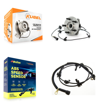 Front Right Wheel Hub Bearing And Extra ABS Sensor Kit For Jeep Liberty with Harness K7S-101717