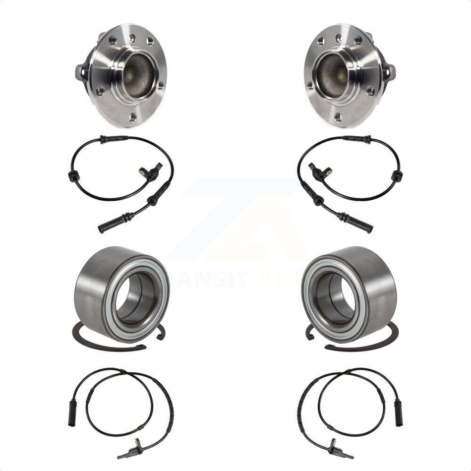 Front Rear Wheel Bearing And ABS Sensor Kit For BMW 328i 320i M235i M240i 228i 230i 328d K7S-101725
