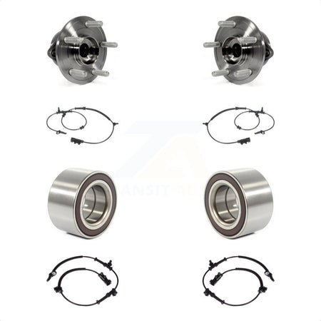 Front Rear Wheel Bearing And ABS Sensor Kit For Jeep Grand Cherokee Dodge Durango K7S-101744