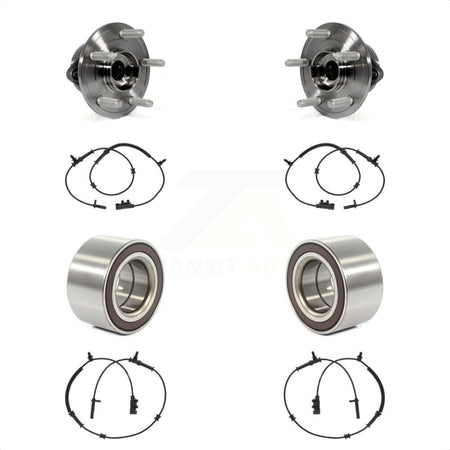 Front Rear Wheel Bearing And ABS Sensor Kit For 2016 Jeep Grand Cherokee with Harness K7S-101748