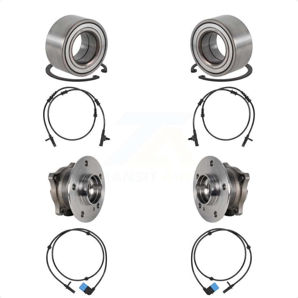 Front Rear Wheel Bearing & ABS Sensor Kit For Mercedes-Benz GLA250 CLA250 CLA45 AMG GLA45 K7S-101753