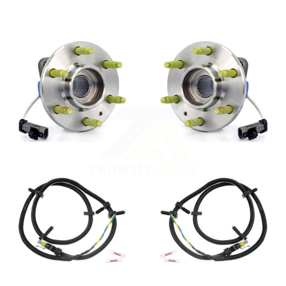 Front Wheel Hub Bearing And Extra ABS Sensor Kit For 2004-2009 Cadillac SRX AWD K7S-101792