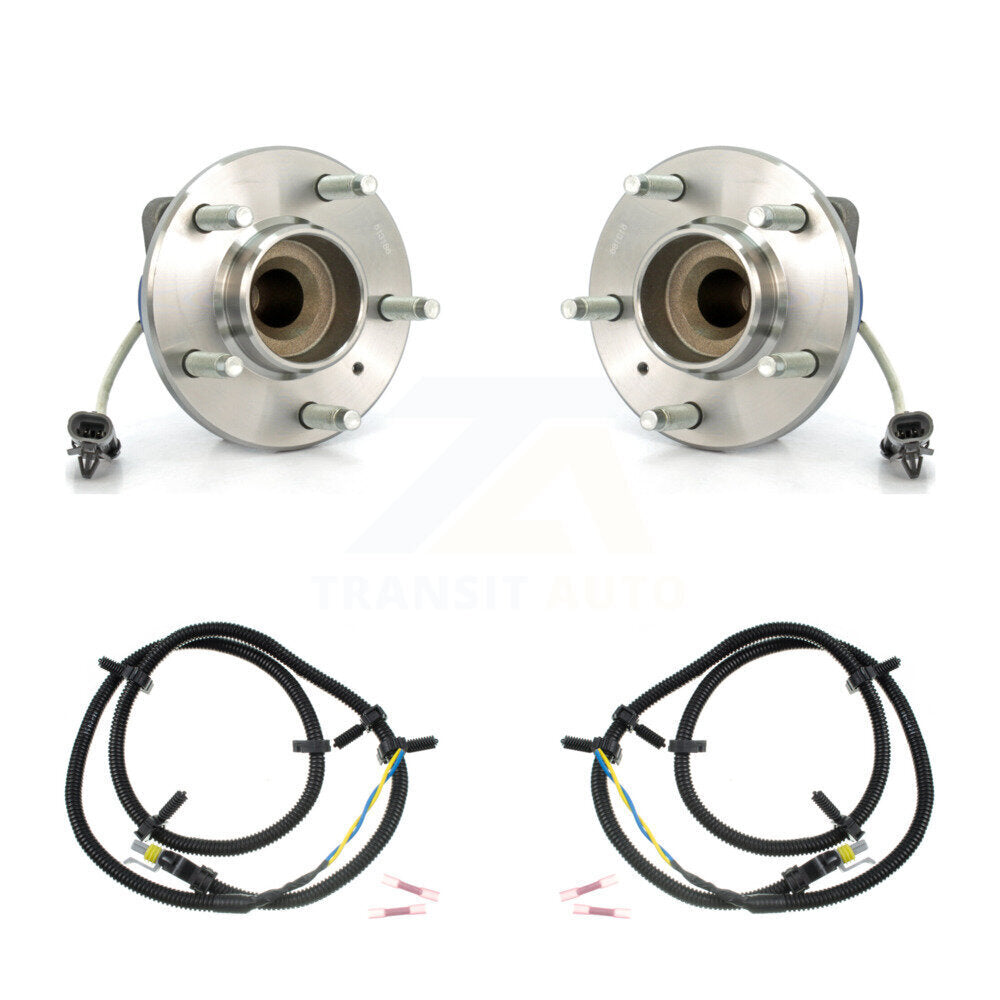 Front Wheel Hub Bearing And Extra ABS Sensor Kit For Cadillac CTS STS K7S-101795