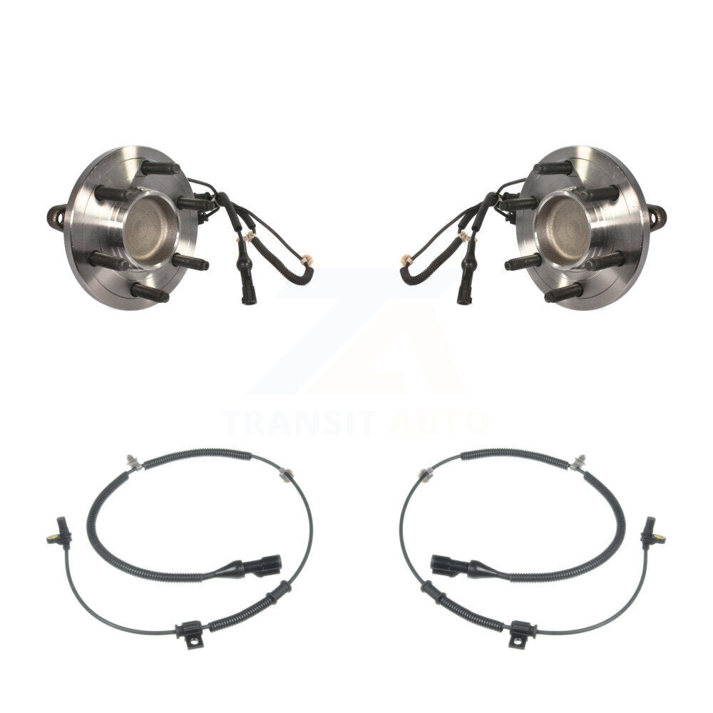 Front Wheel Hub Bearing & Extra ABS Sensor Kit For 2010 Ford Expedition Lincoln Navigator K7S-101797