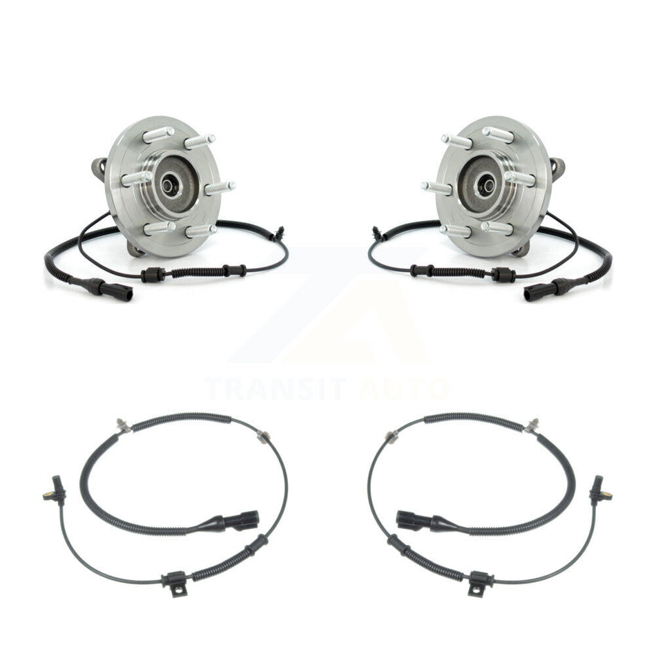 Front Wheel Hub Bearing & Extra ABS Sensor Kit For 2010 Ford Expedition Lincoln Navigator K7S-101798