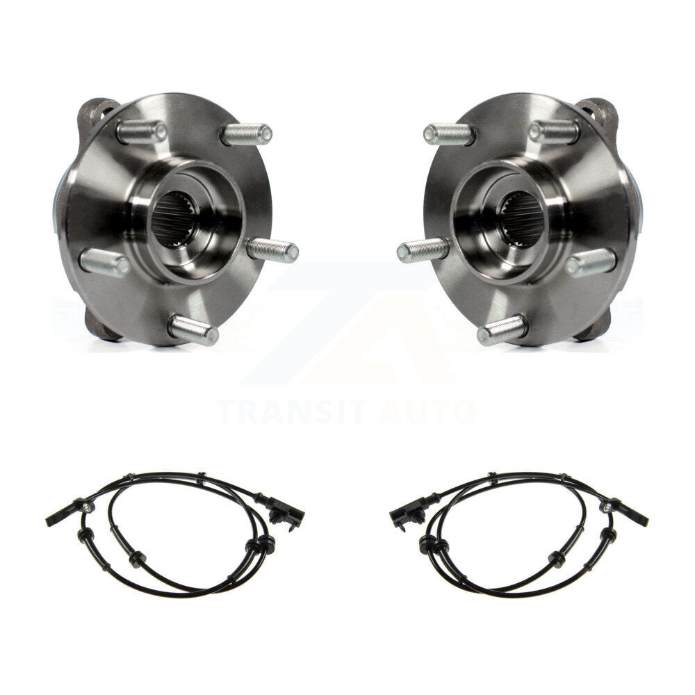 Front Wheel Hub Bearing And ABS Sensor Kit For INFINITI G35 G37 G25 Q60 Q40 with Harness K7S-101810
