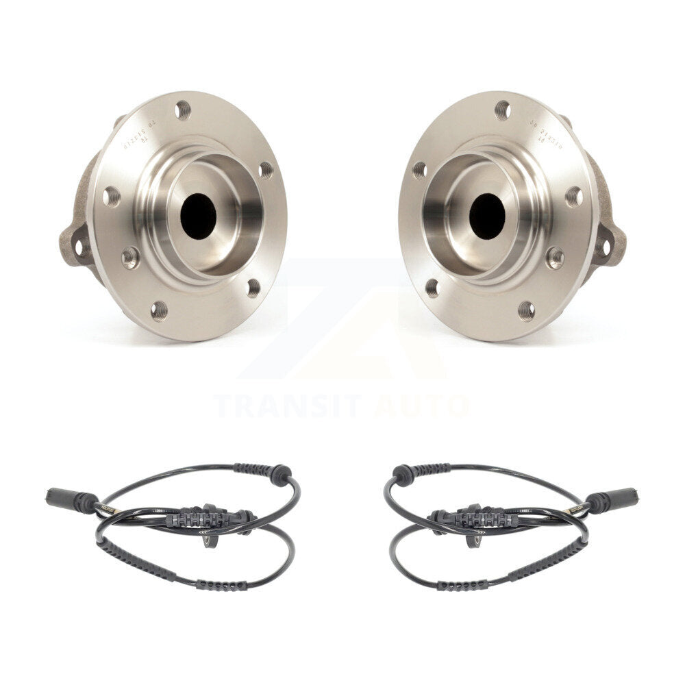 Front Wheel Hub Bearing & Sensor Kit For BMW 528i 535i with Harness 3.0L 4-Wheel ABS K7S-101826