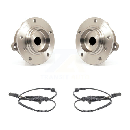 Front Wheel Hub Bearing & Sensor Kit For BMW 528i 535i with Harness 3.0L 4-Wheel ABS K7S-101826