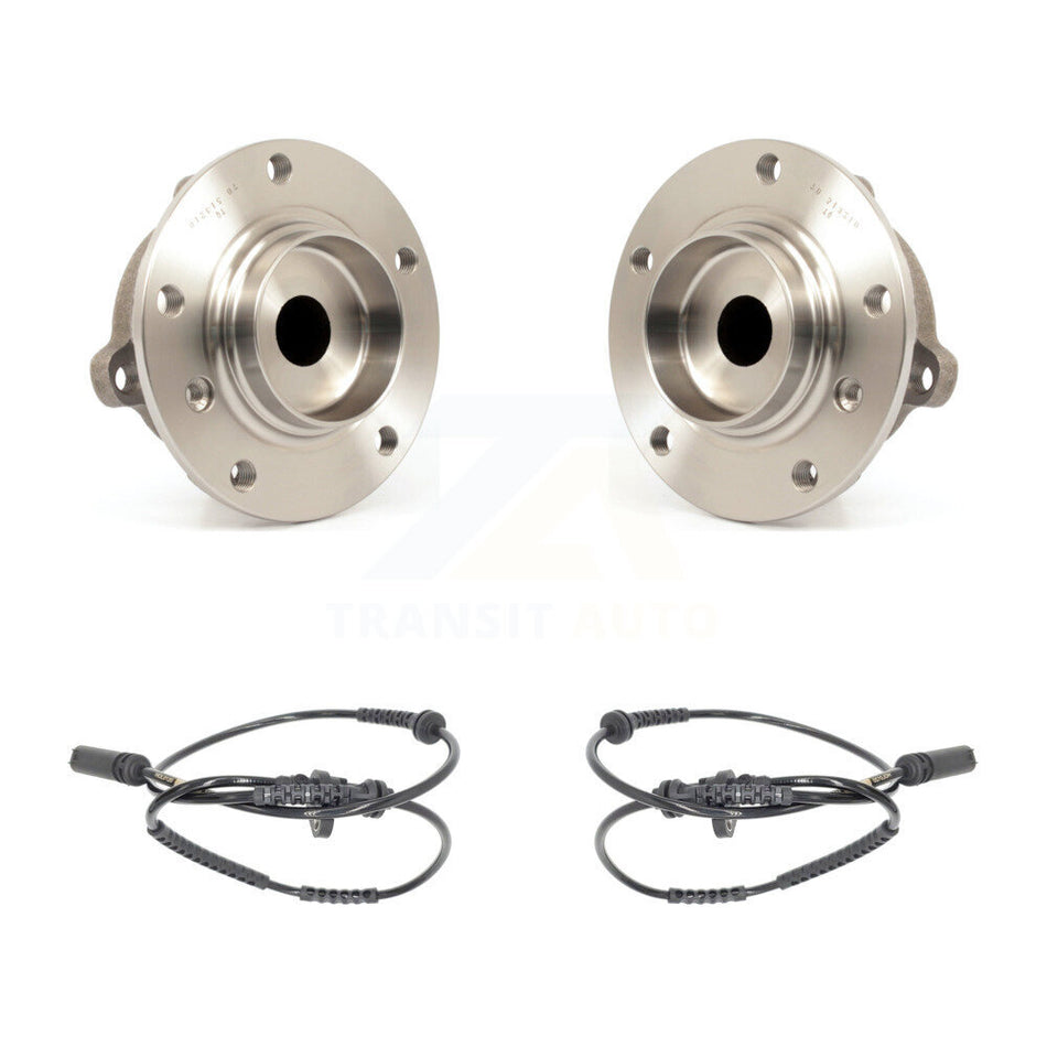 Front Wheel Hub Bearing & Sensor Kit For BMW 528i 535i with Harness 3.0L 4-Wheel ABS K7S-101826