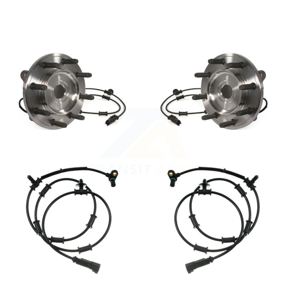 Front Wheel Hub Bearing And Extra ABS Sensor Kit For Ram 2500 3500 with Harness K7S-101837