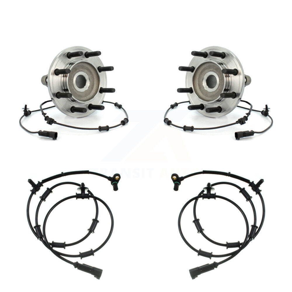 Front Wheel Hub Bearing And Extra ABS Sensor Kit For Dodge Ram 2500 3500 with Harness K7S-101838