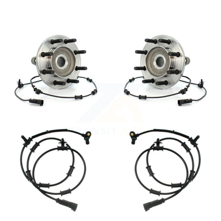 Front Wheel Hub Bearing And Extra ABS Sensor Kit For Dodge Ram 2500 3500 with Harness K7S-101838