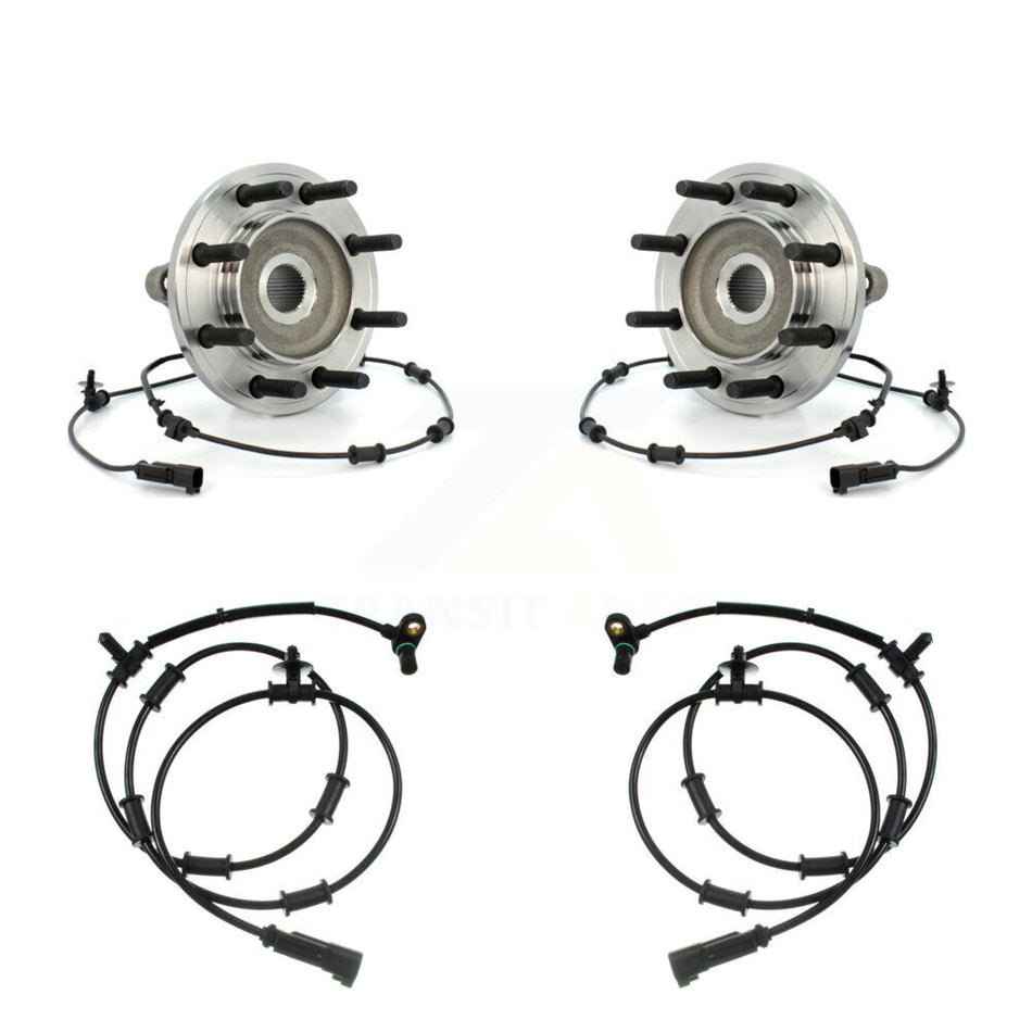 Front Wheel Hub Bearing And Extra ABS Sensor Kit For Dodge Ram 2500 3500 with Harness K7S-101838