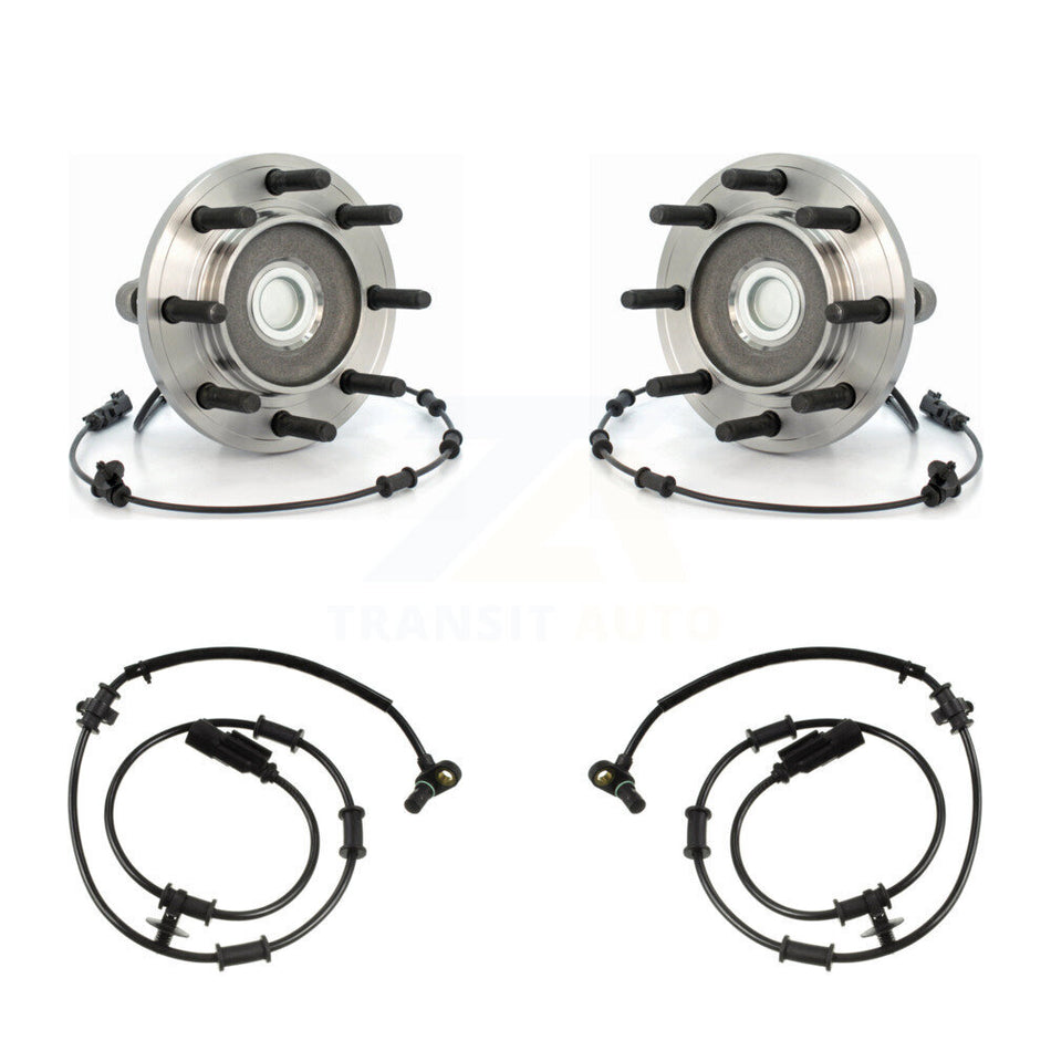 Front Wheel Hub Bearing And Extra ABS Sensor Kit For Dodge Ram 2500 3500 with Harness K7S-101839