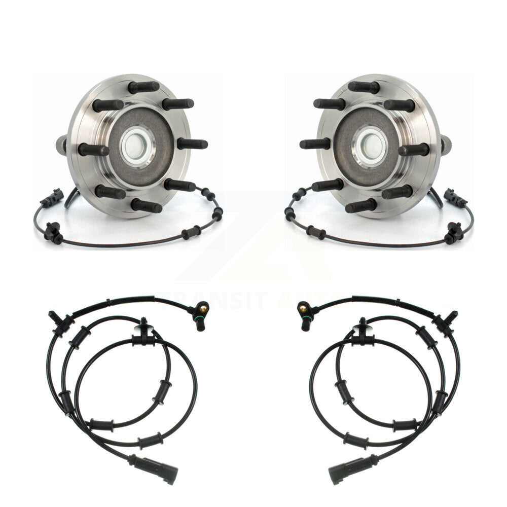 Front Wheel Hub Bearing And Extra ABS Sensor Kit For Ram 3500 Dodge with Harness K7S-101840