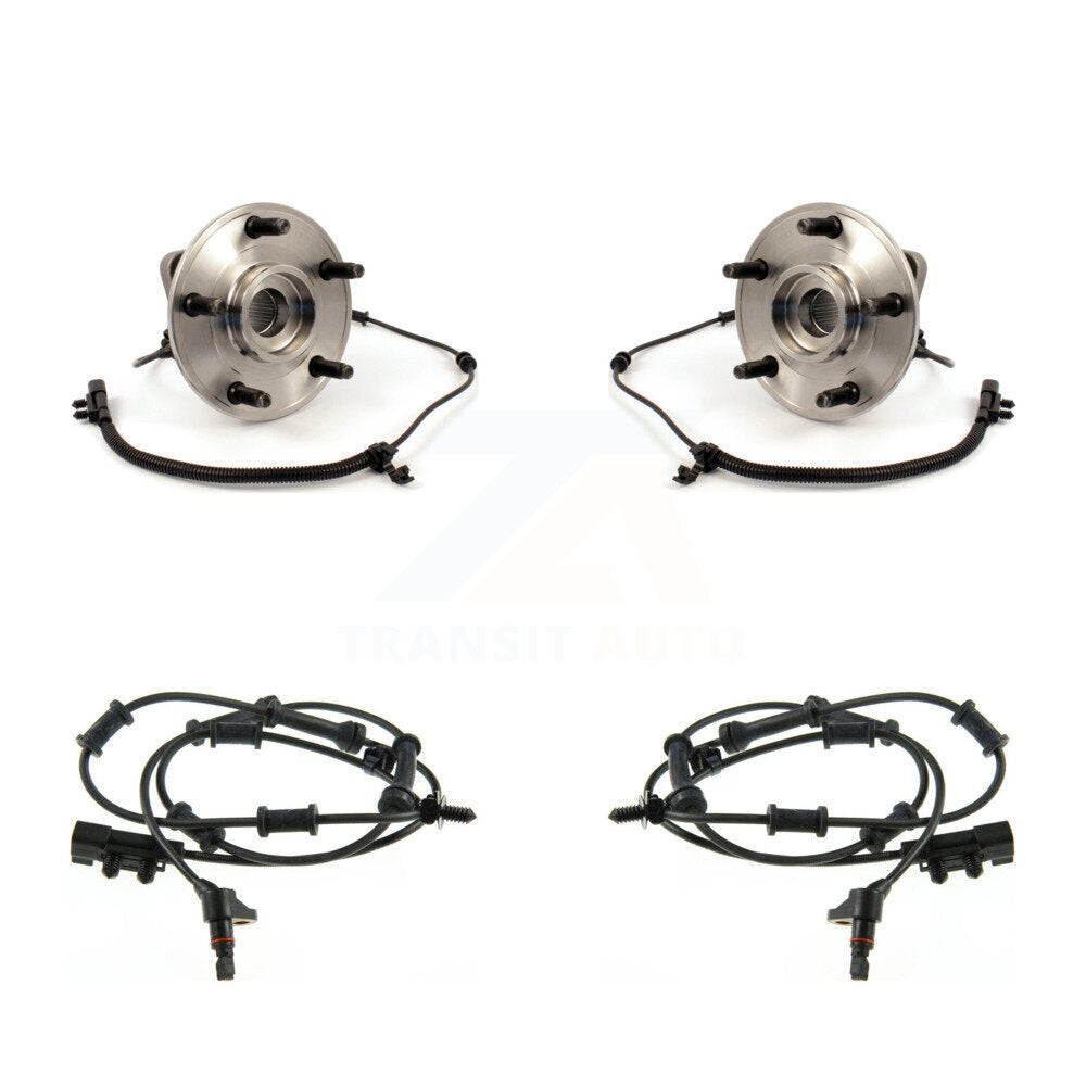 Front Wheel Hub Bearing And Extra ABS Sensor Kit For Jeep Wrangler with Harness K7S-101844