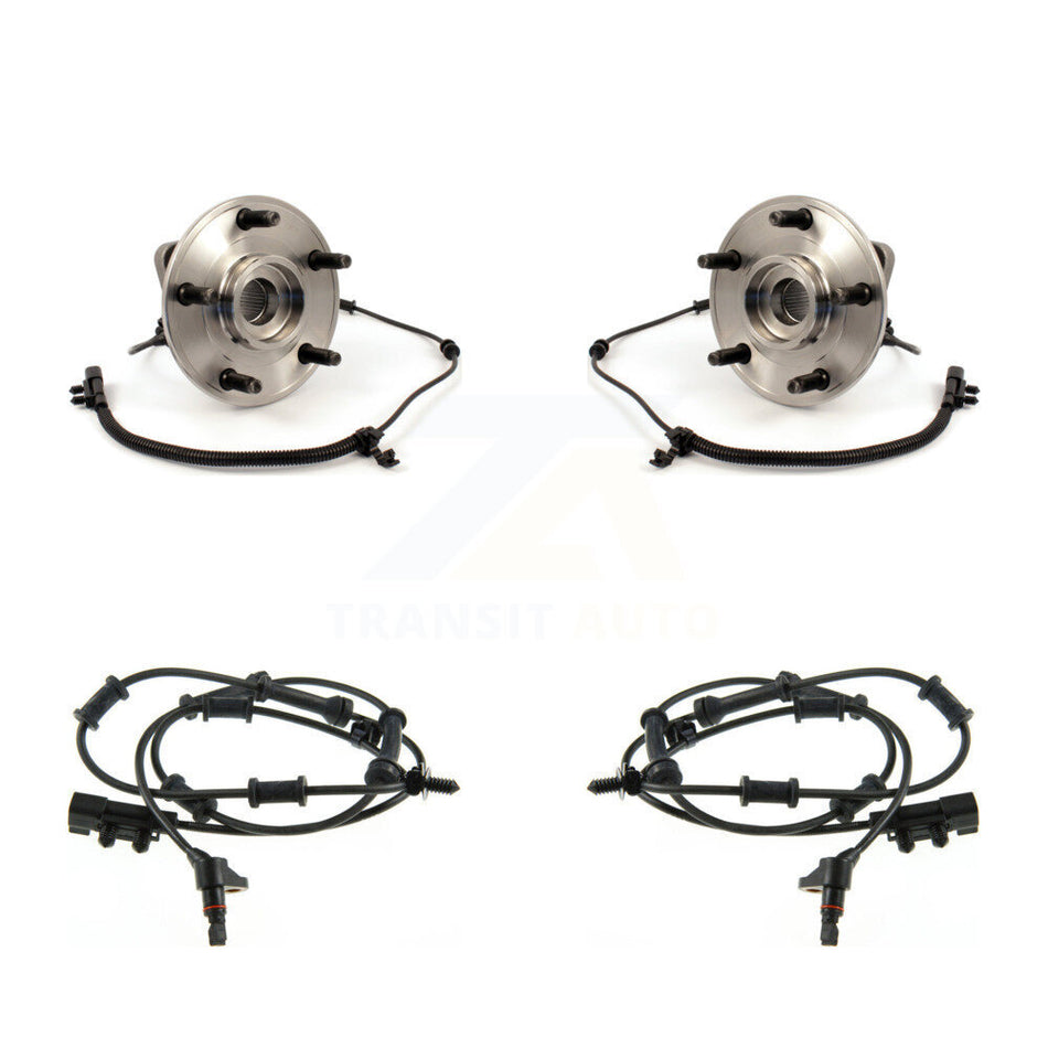 Front Wheel Hub Bearing And Extra ABS Sensor Kit For Jeep Wrangler with Harness K7S-101844