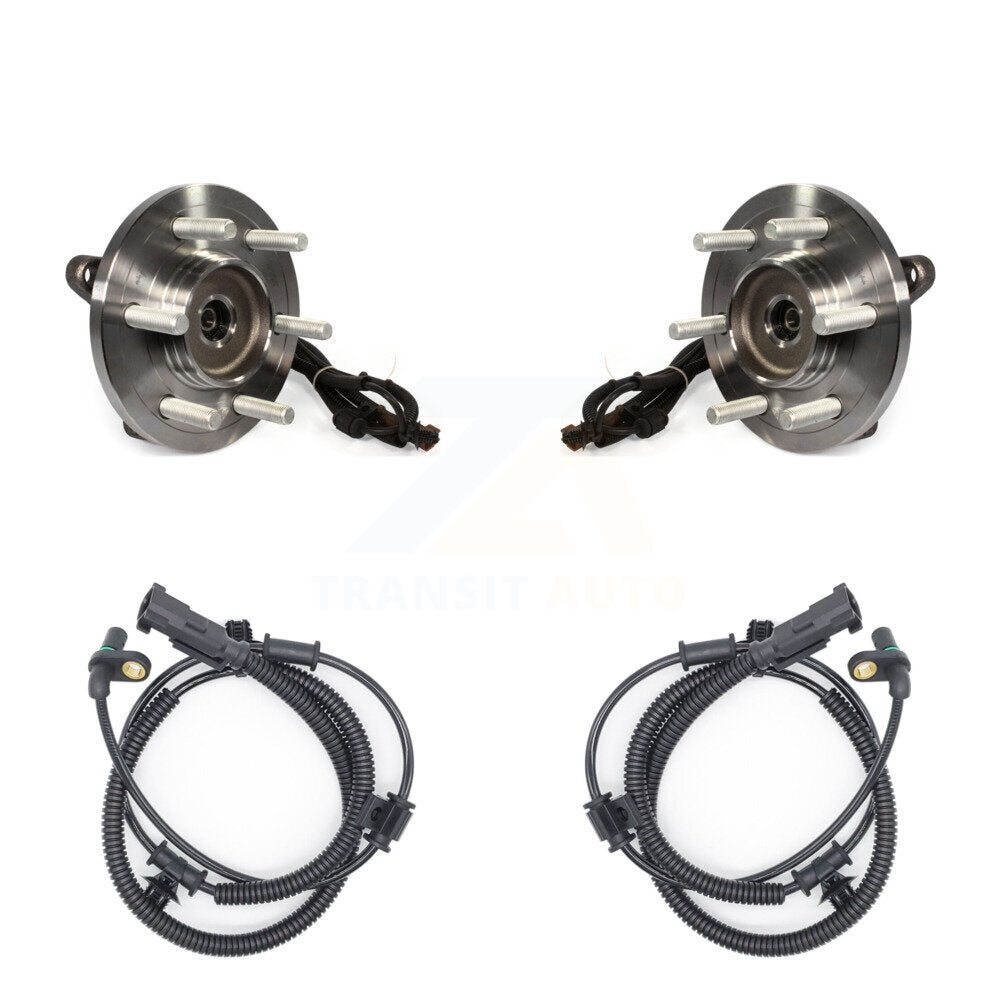 Front Wheel Hub Bearing And Extra ABS Sensor Kit For Ford F-150 K7S-101857