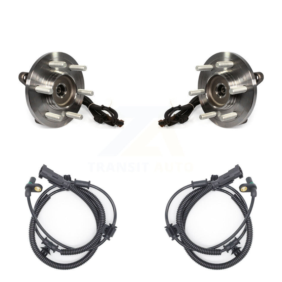 Front Wheel Hub Bearing And Extra ABS Sensor Kit For Ford F-150 K7S-101857