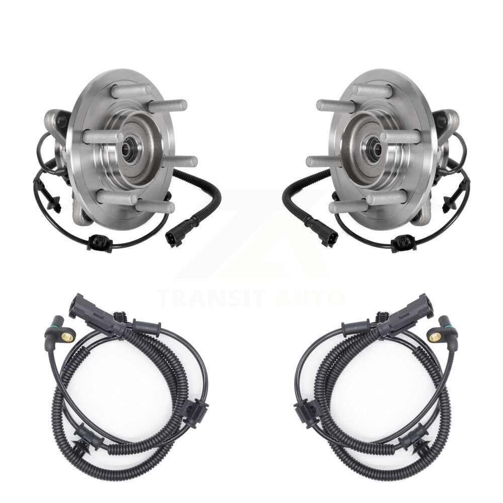 Front Wheel Hub Bearing And Extra ABS Sensor Kit For Ford Expedition Lincoln Navigator K7S-101858