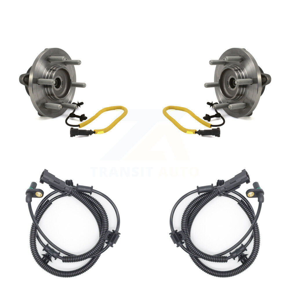 Front Wheel Hub Bearing And Extra ABS Sensor Kit For 2018-2020 Ford F-150 with Harness K7S-101860