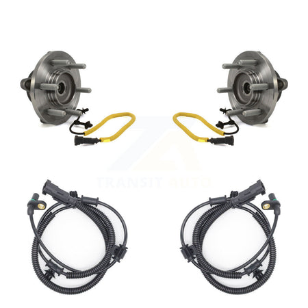 Front Wheel Hub Bearing And Extra ABS Sensor Kit For 2018-2020 Ford F-150 with Harness K7S-101860