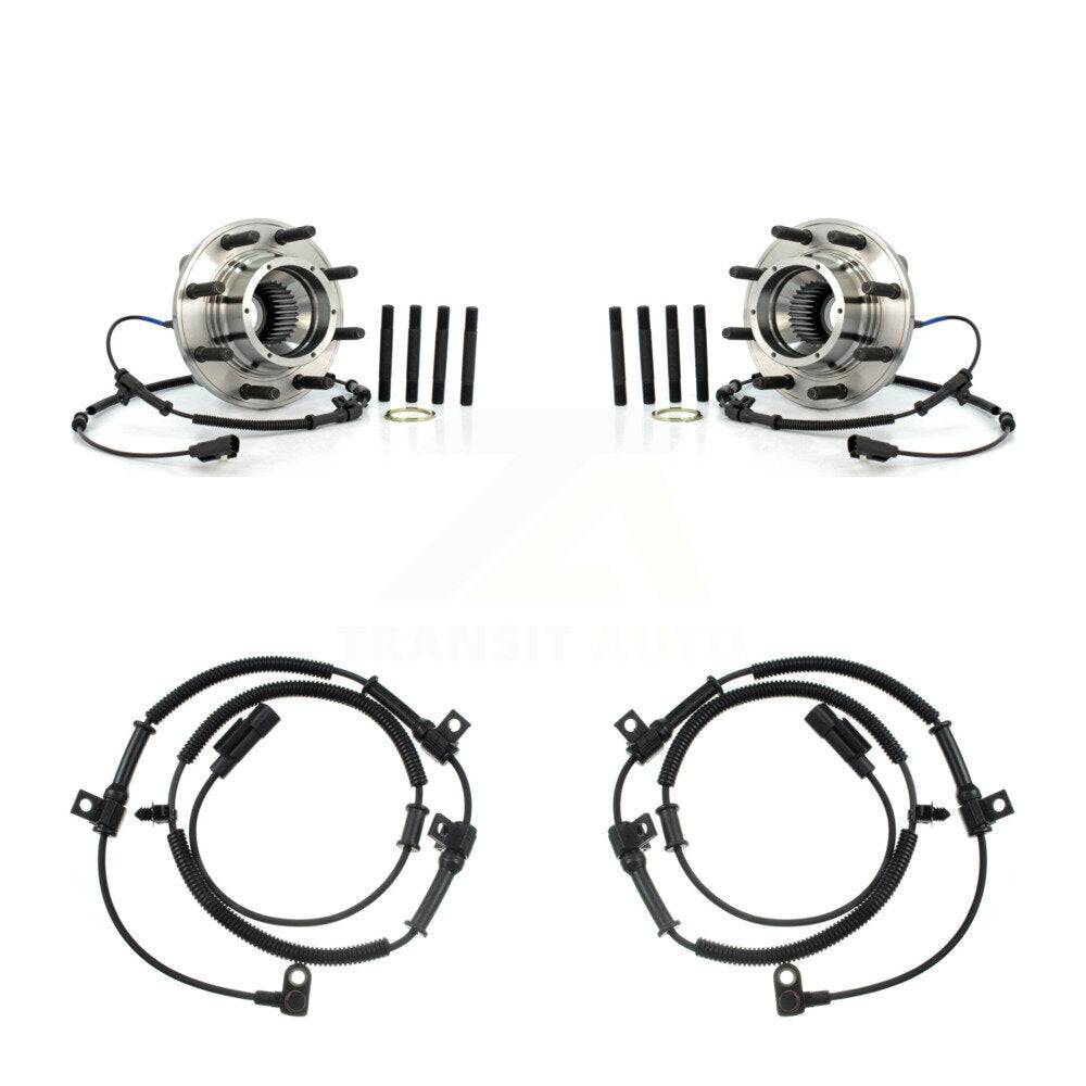 Front Wheel Hub Bearing And Extra ABS Sensor Kit For Ford F-250 Super Duty K7S-101863