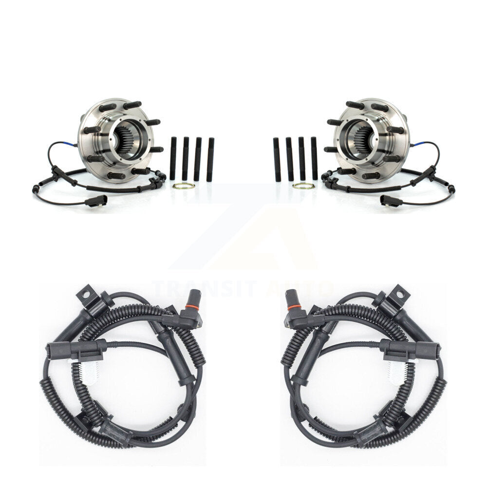 Front Wheel Hub Bearing And Extra ABS Sensor Kit For Ford F-250 Super Duty K7S-101865