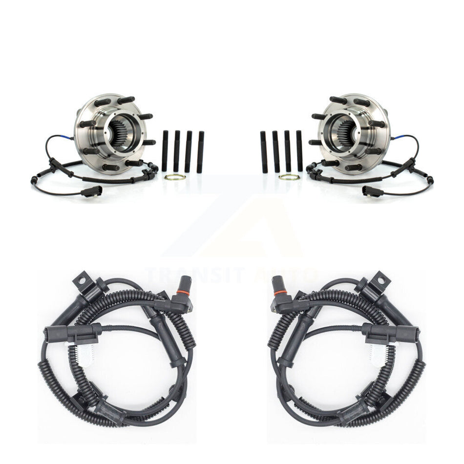 Front Wheel Hub Bearing And Extra ABS Sensor Kit For Ford F-250 Super Duty K7S-101865