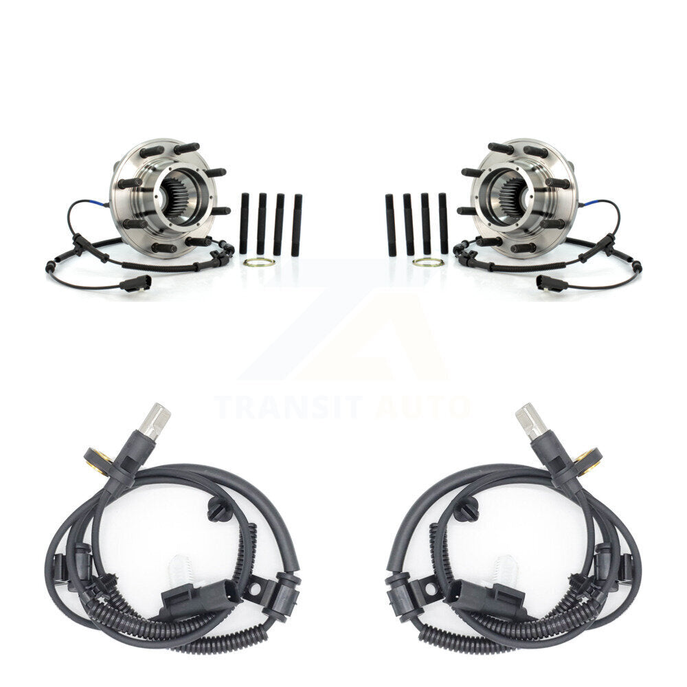 Front Wheel Hub Bearing And Extra ABS Sensor Kit For Ford F-250 Super Duty K7S-101866