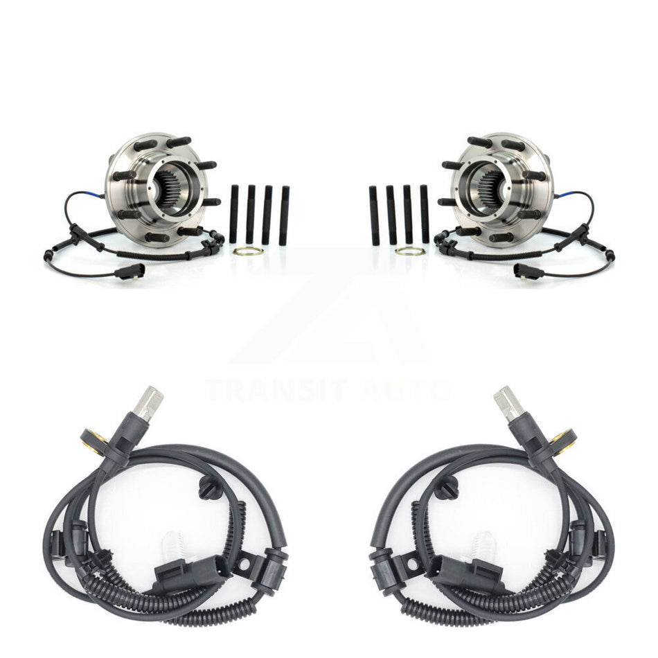 Front Wheel Hub Bearing And Extra ABS Sensor Kit For Ford F-250 Super Duty K7S-101866