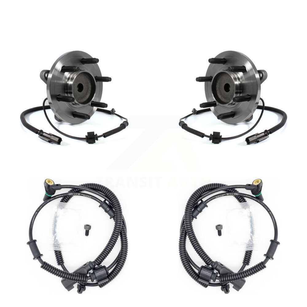 Front Wheel Hub Bearing Extra ABS Sensor Kit For Ford F-150 Expedition Lincoln Navigator K7S-101869
