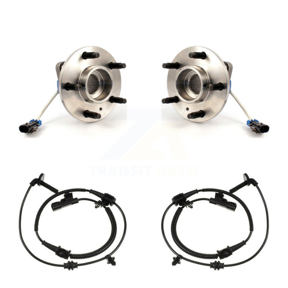 Front Wheel Hub Bearing And Extra ABS Sensor Kit For 2010 Buick Allure 3.6L K7S-101873