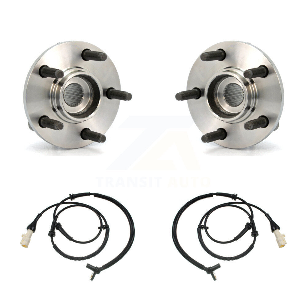 Front Wheel Hub Bearing & Sensor Kit For Ford Taurus Mercury Sable 3.0L with 4-Wheel ABS K7S-101895