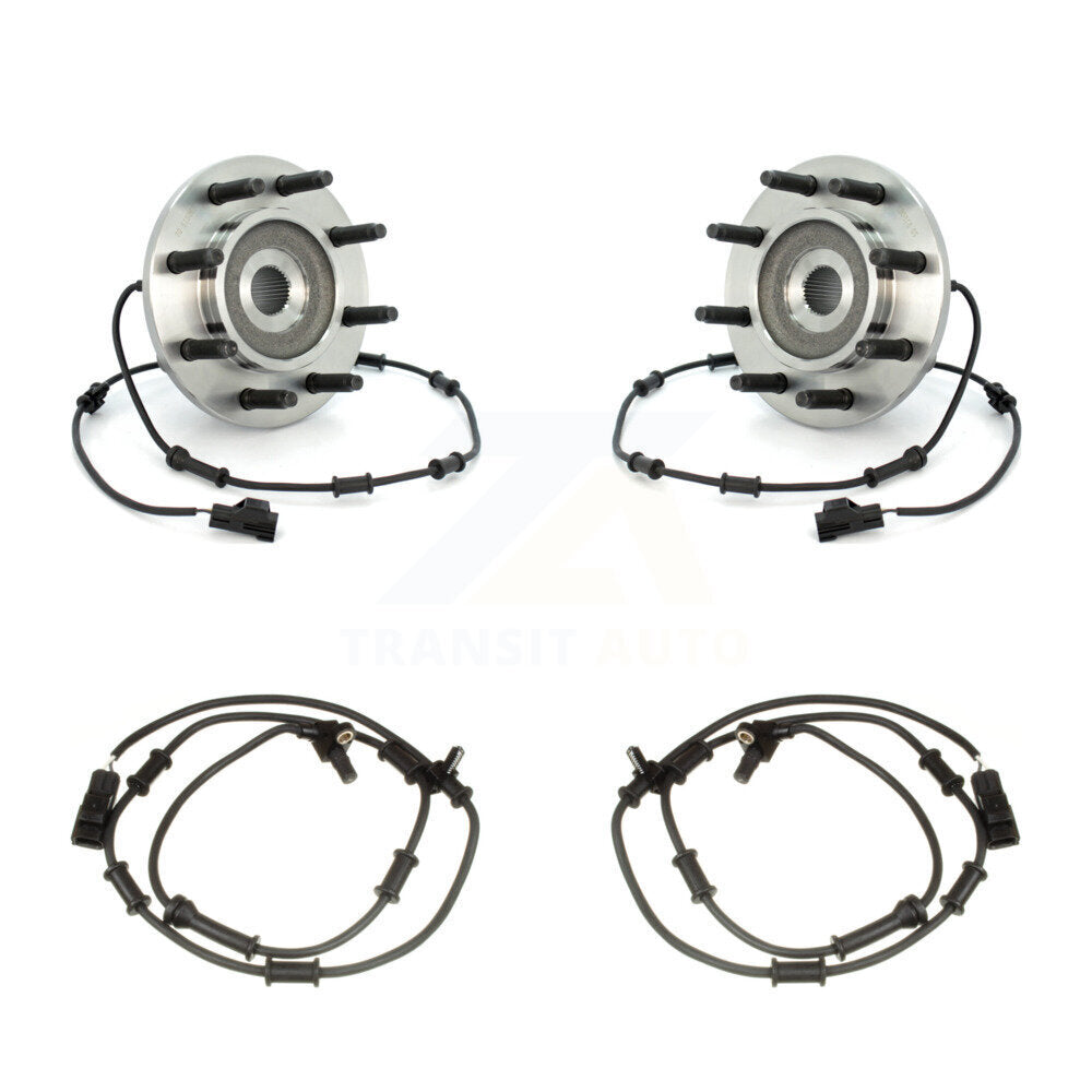 Front Wheel Hub Bearing And Extra ABS Sensor Kit For Dodge Ram 2500 3500 with Harness K7S-101897