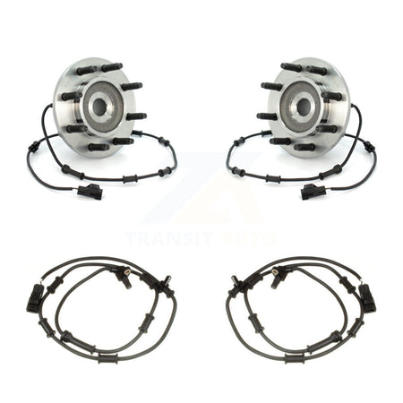 Front Wheel Hub Bearing And Extra ABS Sensor Kit For Dodge Ram 2500 3500 with Harness K7S-101897